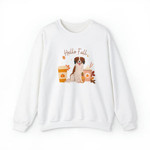 Kooikerhondje Dog Fall Halloween Unisex Heavy Blend Crewneck Sweatshirt