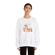 Load image into Gallery viewer, Aidi Dog Fall Unisex Heavy Blend Crewneck Sweatshirt
