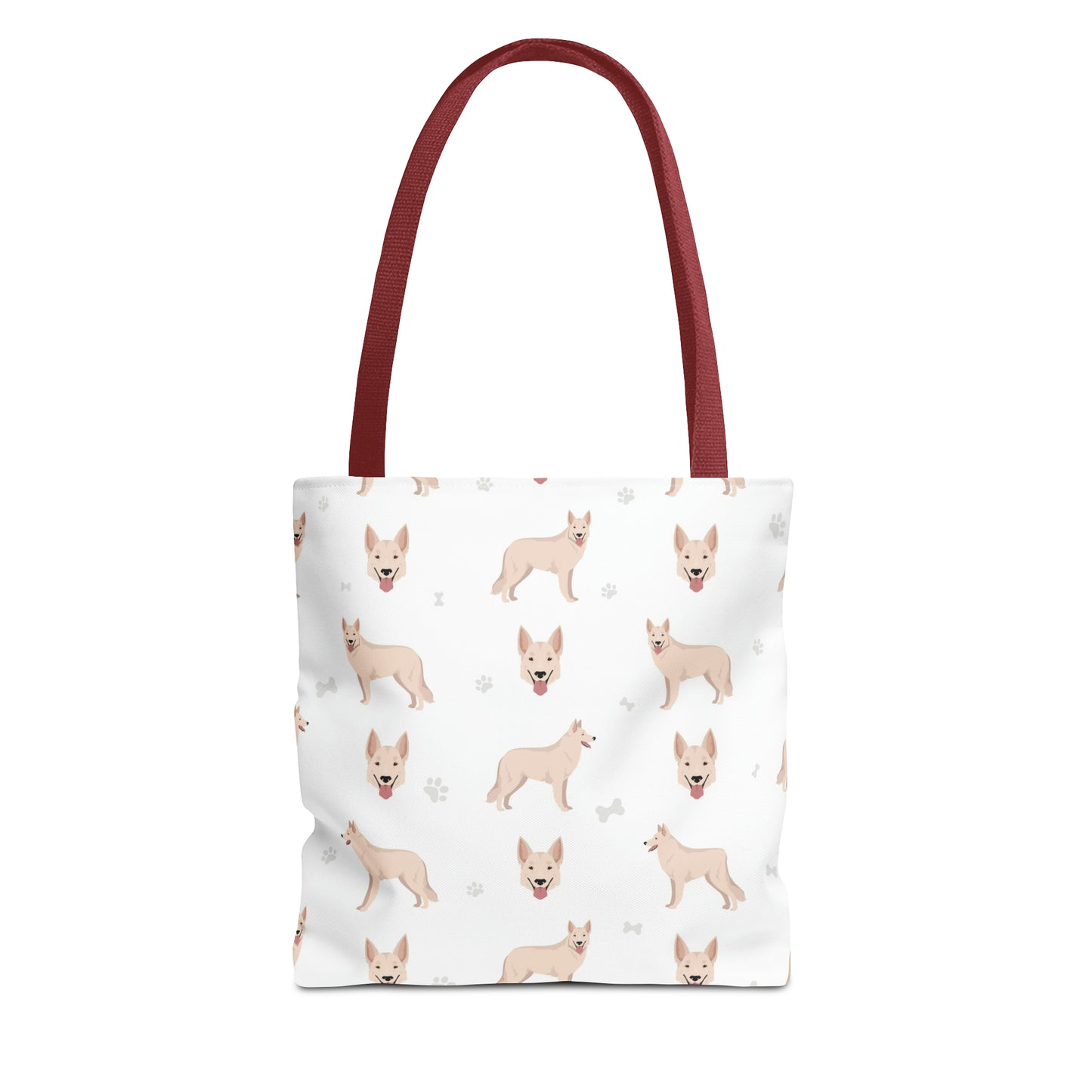 White Swiss Shepherd Dog Tote Bag, Pyrenees Dog Mom Gift