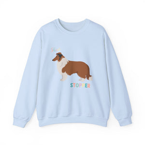 Collie Dog Show Stopper Unisex Heavy Blend Crewneck Sweatshirt,Dog Mom Gift