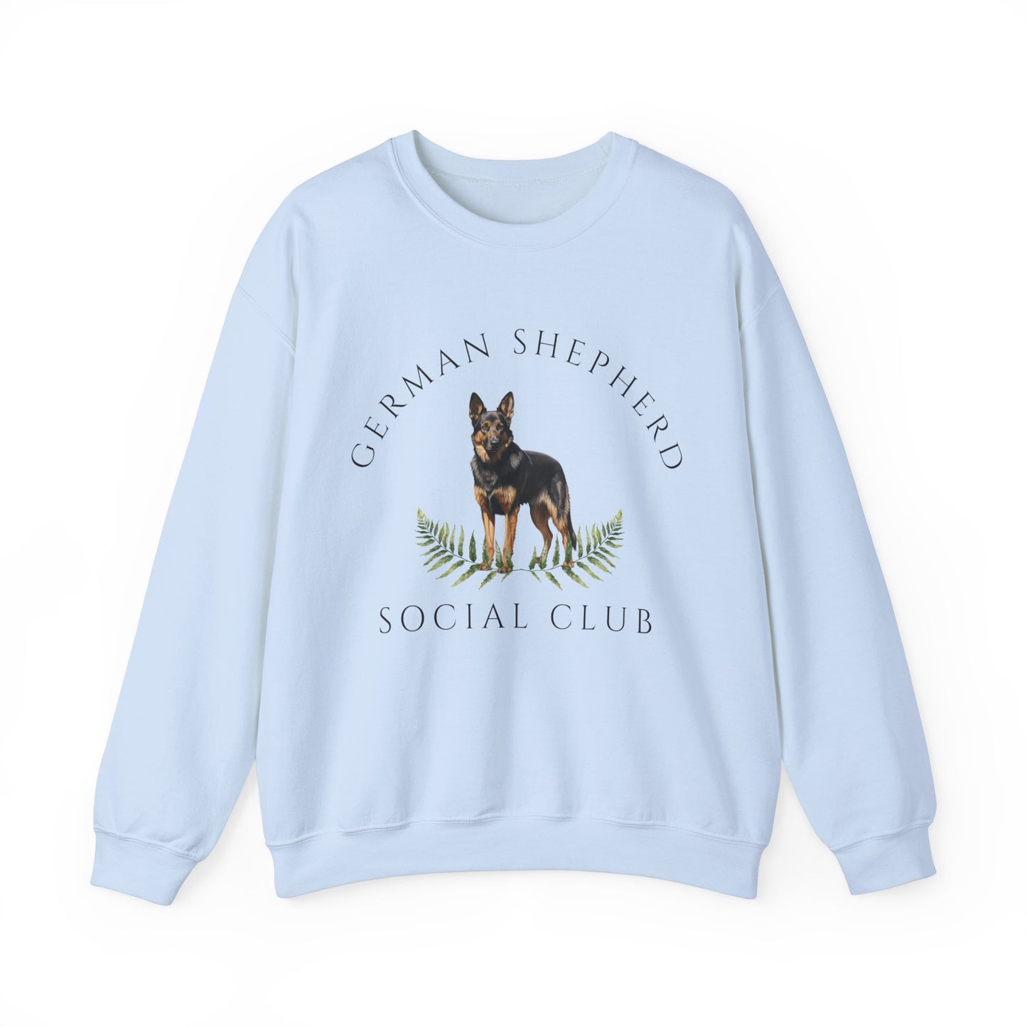 German Shepherd Dog Social Club Unisex Heavy Blend Crewneck Sweatshirt, German Shepherd Dog Mom Gift