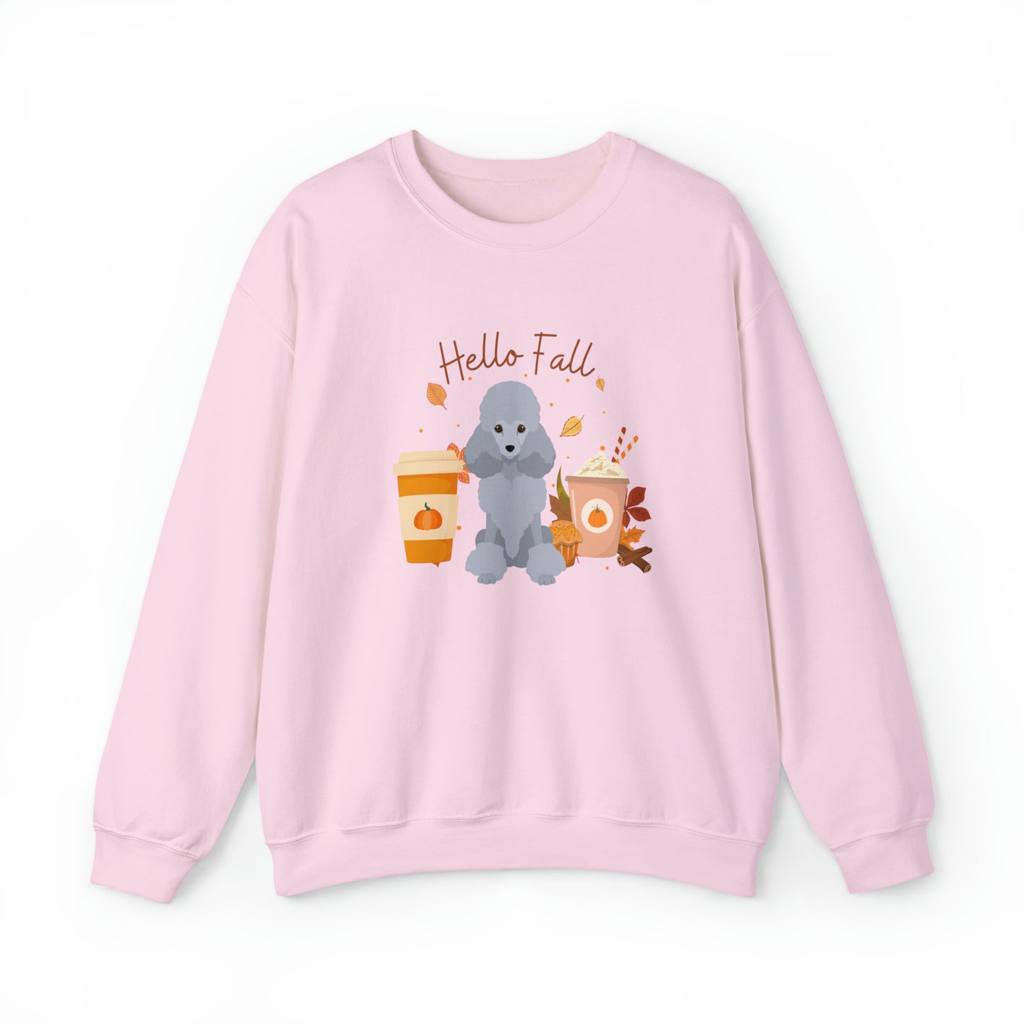 Poodle Dog Fall Halloween Unisex Heavy Blend Crewneck Sweatshirt