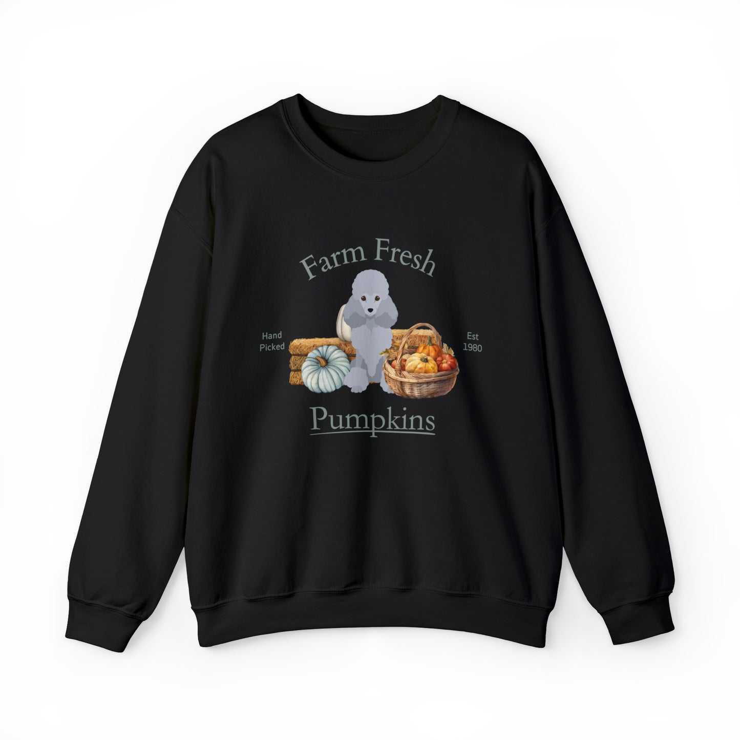 Poodle Dog Fall Halloween Unisex Heavy Blend Crewneck Sweatshirt