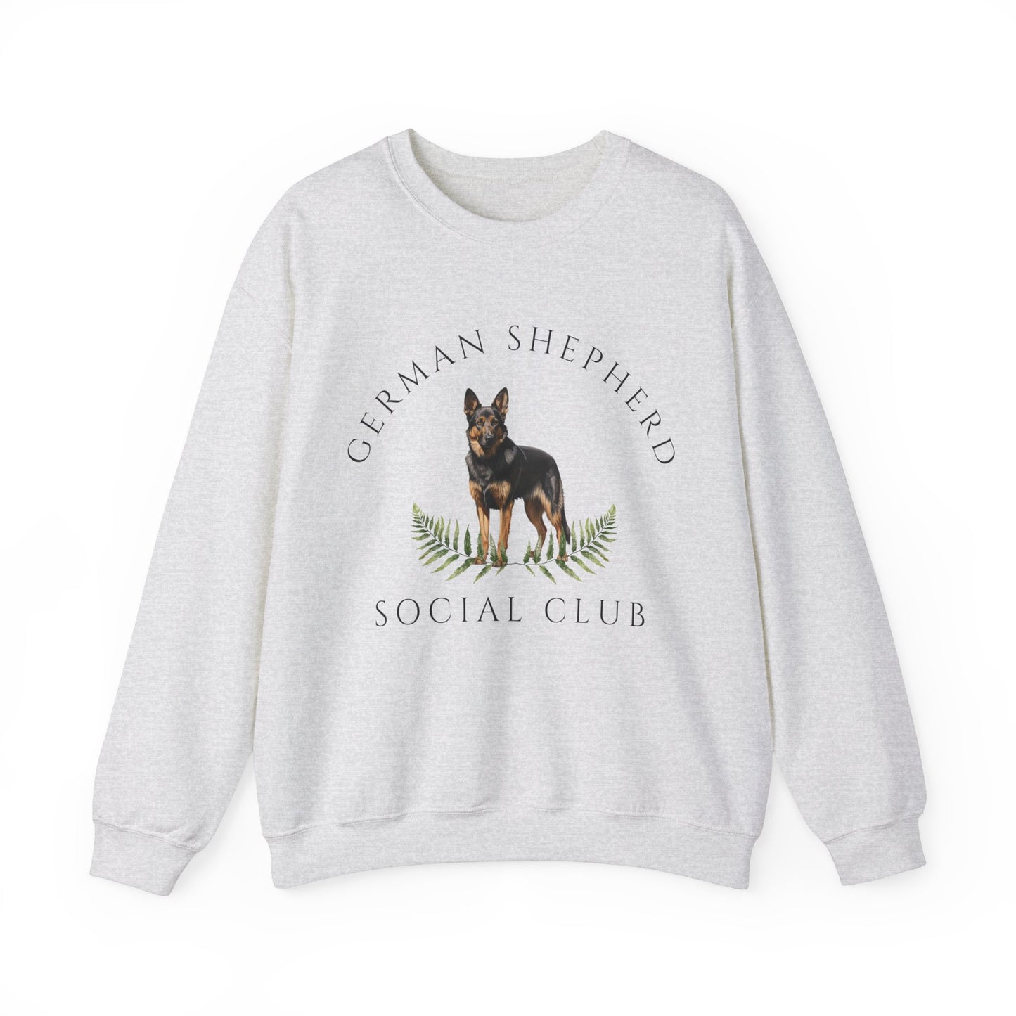 German Shepherd Dog Social Club Unisex Heavy Blend Crewneck Sweatshirt, German Shepherd Dog Mom Gift