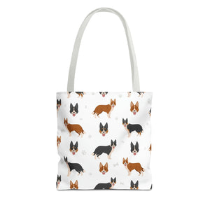 Welsh Sheepdog Dog Tote Bag, Sheepdog Dog Mom Gift