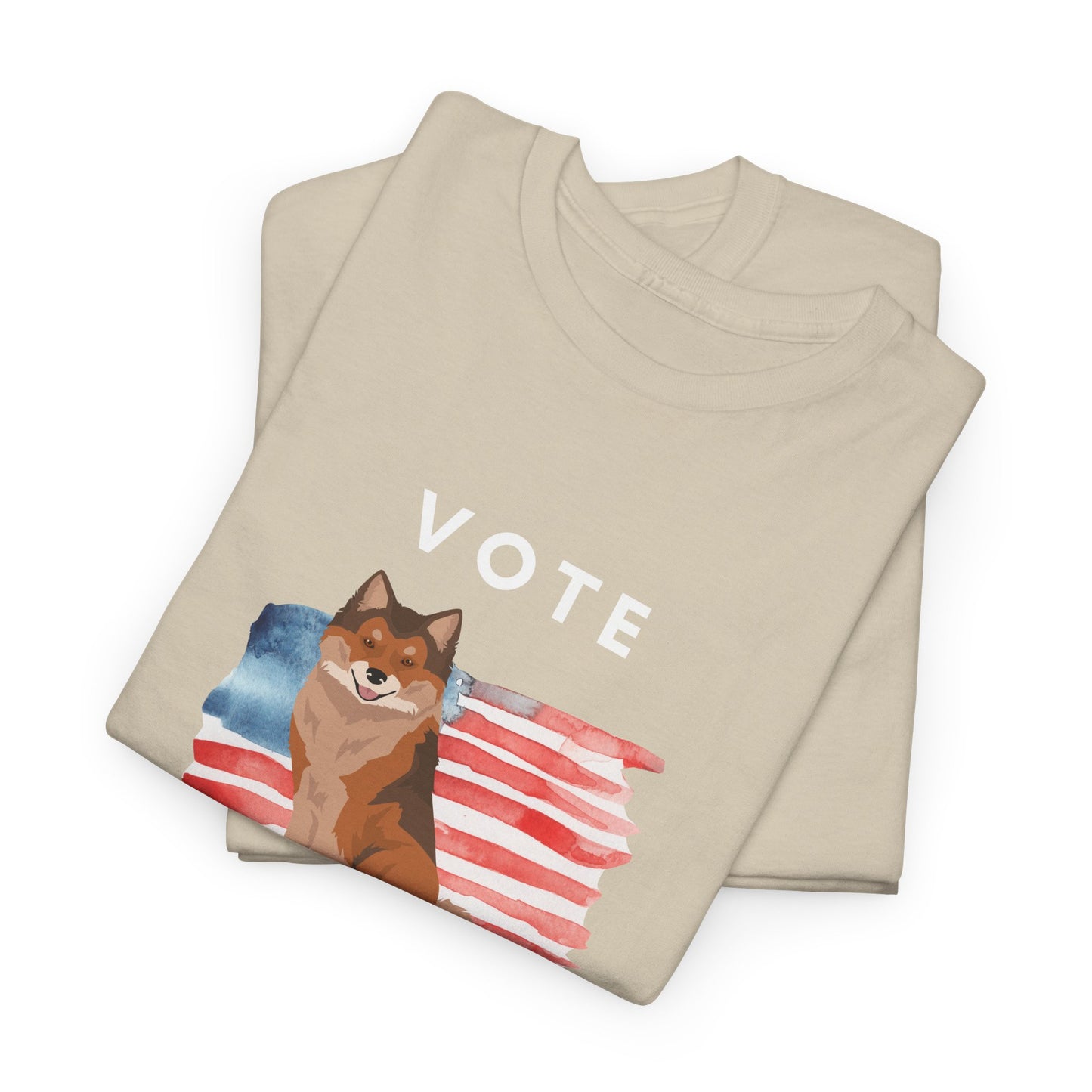 Nenets Herding Laika Dog Vote 2024, Election Unisex Heavy Cotton Tee, Dog Mom Gift, AKC