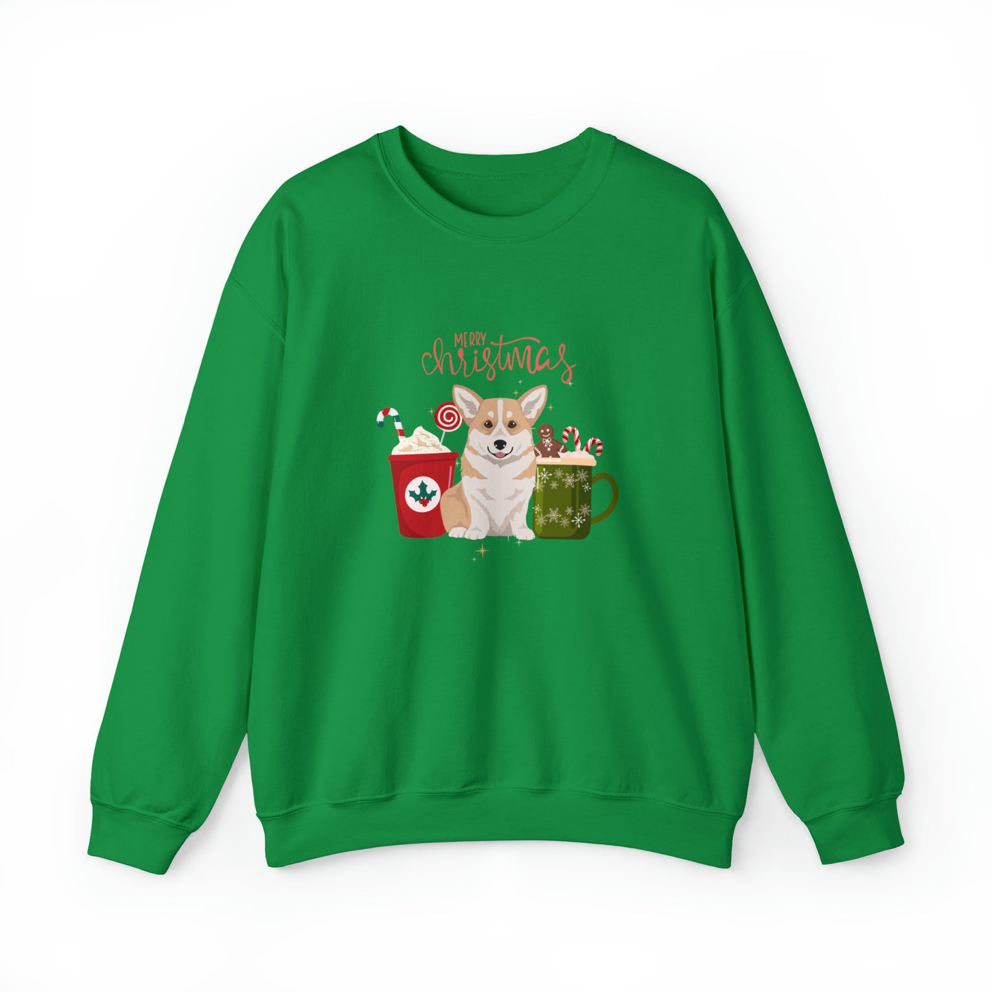 Pembroke Welsh Corgi Dog Christmas Unisex Heavy Blend Crewneck Sweatshirt