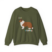 Load image into Gallery viewer, Collie Dog Show Stopper Unisex Heavy Blend Crewneck Sweatshirt,Dog Mom Gift
