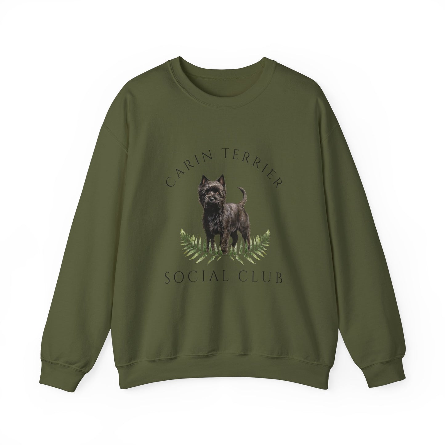 Cairn Terrier Dog Social Club Unisex Heavy Blend Crewneck Sweatshirt, Terrier Dog Mom Gift