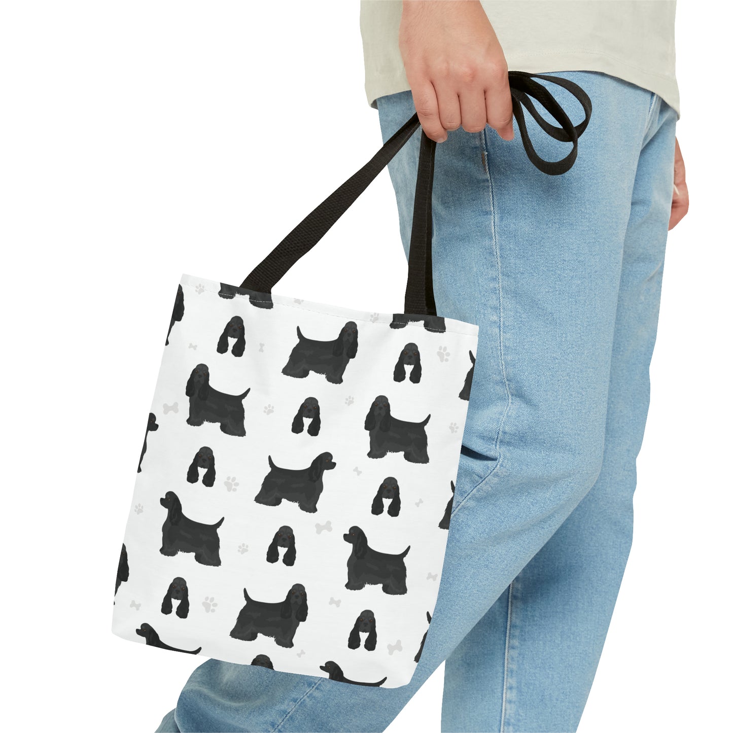 American Cocker Spaniel Dog Tote Bag, Cocker Spaniel Dog Mom Gift