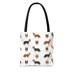 Welsh Sheepdog Dog Tote Bag, Sheepdog Dog Mom Gift