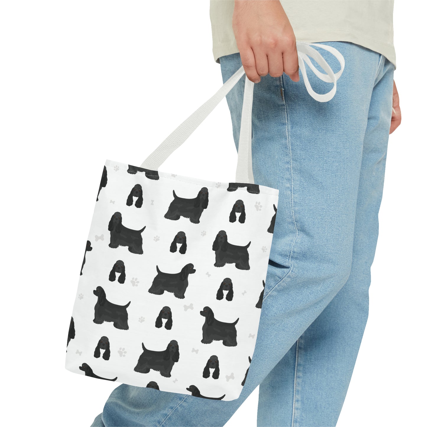 American Cocker Spaniel Dog Tote Bag, Cocker Spaniel Dog Mom Gift