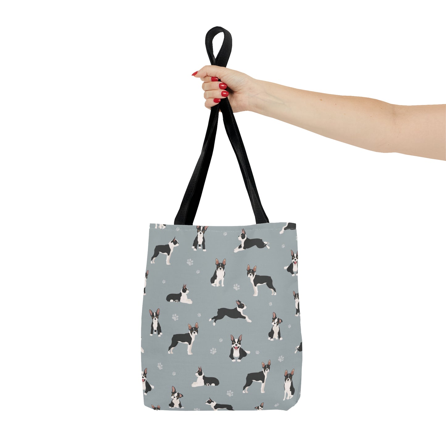 Boston Terrier Dog Tote Bag, Terrier Dog Mom Gift