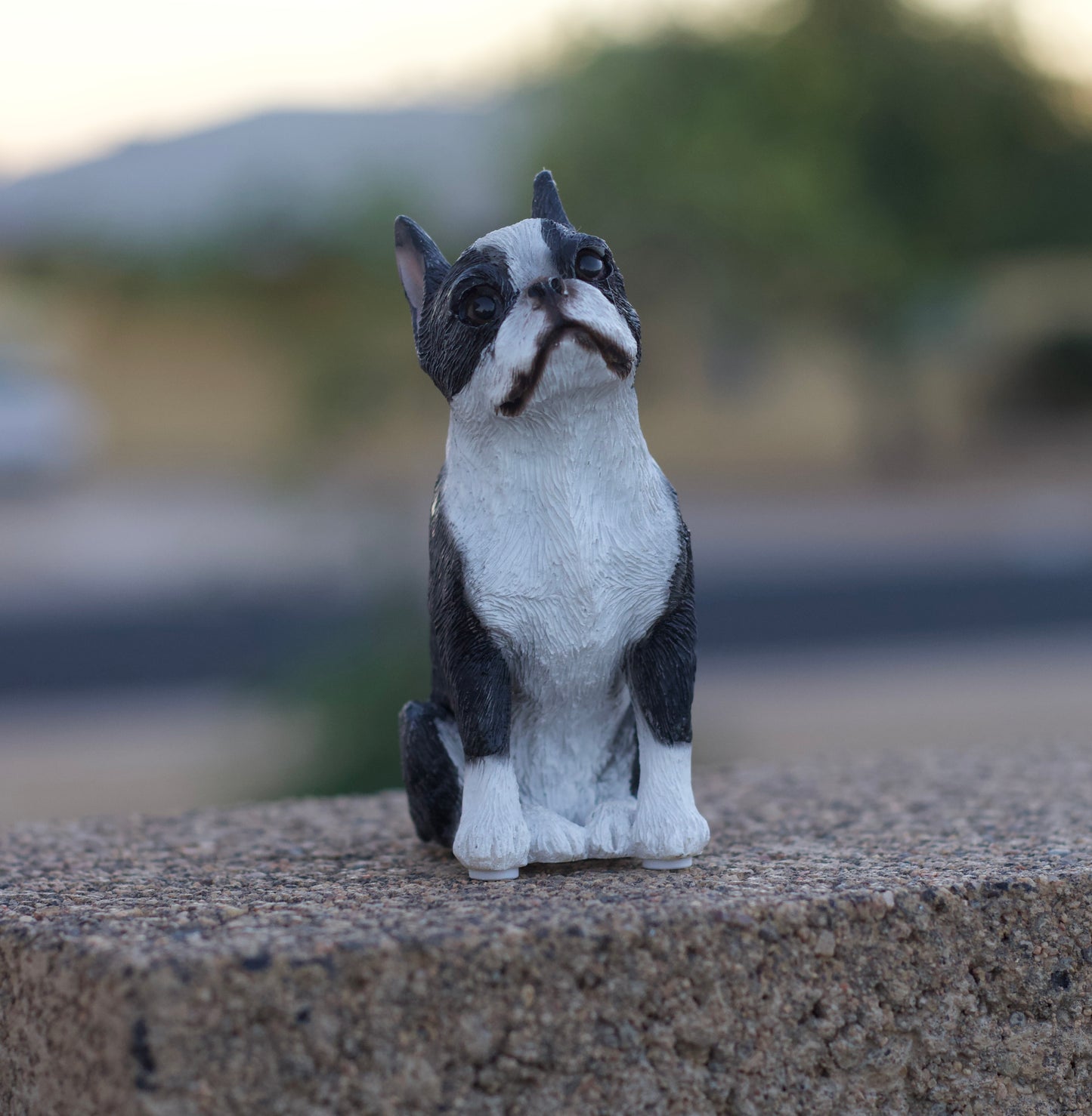 Boston Terrier Dog Figurine