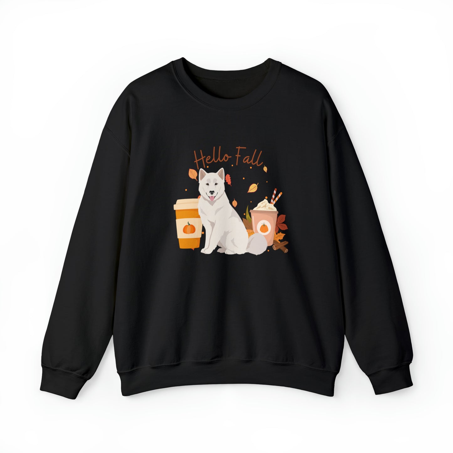 Canadian Inuit Dog Fall Halloween Unisex Heavy Blend Crewneck Sweatshirt