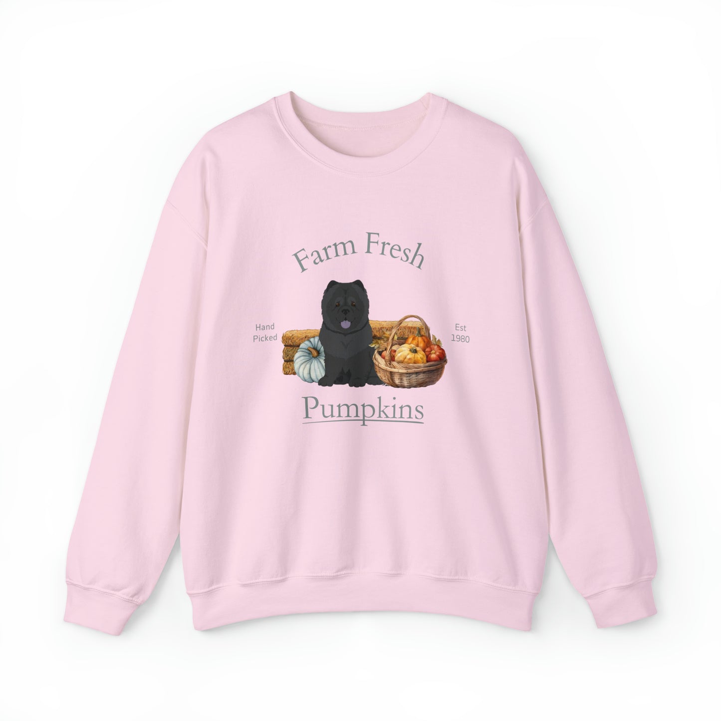 Chow Chow Dog Fall Halloween Unisex Heavy Blend Crewneck Sweatshirt