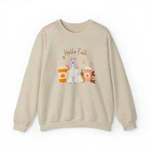 Afghan Hound Dog Fall Halloween Unisex Heavy Blend Crewneck Sweatshirt