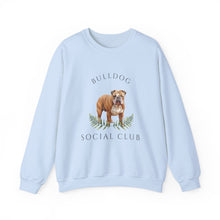 Load image into Gallery viewer, Bulldog Dog Social Club Unisex Heavy Blend Crewneck Sweatshirt, Bulldog Dog Mom Gift
