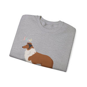 Collie Dog Show Stopper Unisex Heavy Blend Crewneck Sweatshirt,Dog Mom Gift