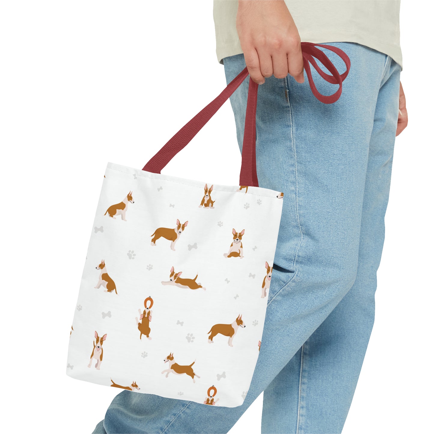 Bull Terrier Dog Tote Bag, Bull Terrier Dog Mom Gift