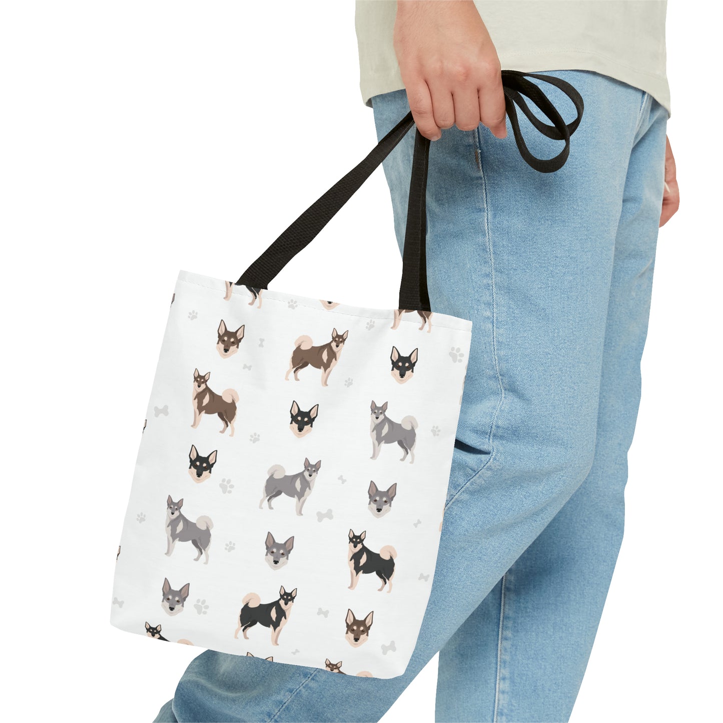 Swedish Elkhound Dog Tote Bag, Pyrenees Dog Mom Gift