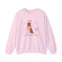 Load image into Gallery viewer, Collie Dog Valentines Day Unisex Heavy Blend Crewneck Sweatshirt
