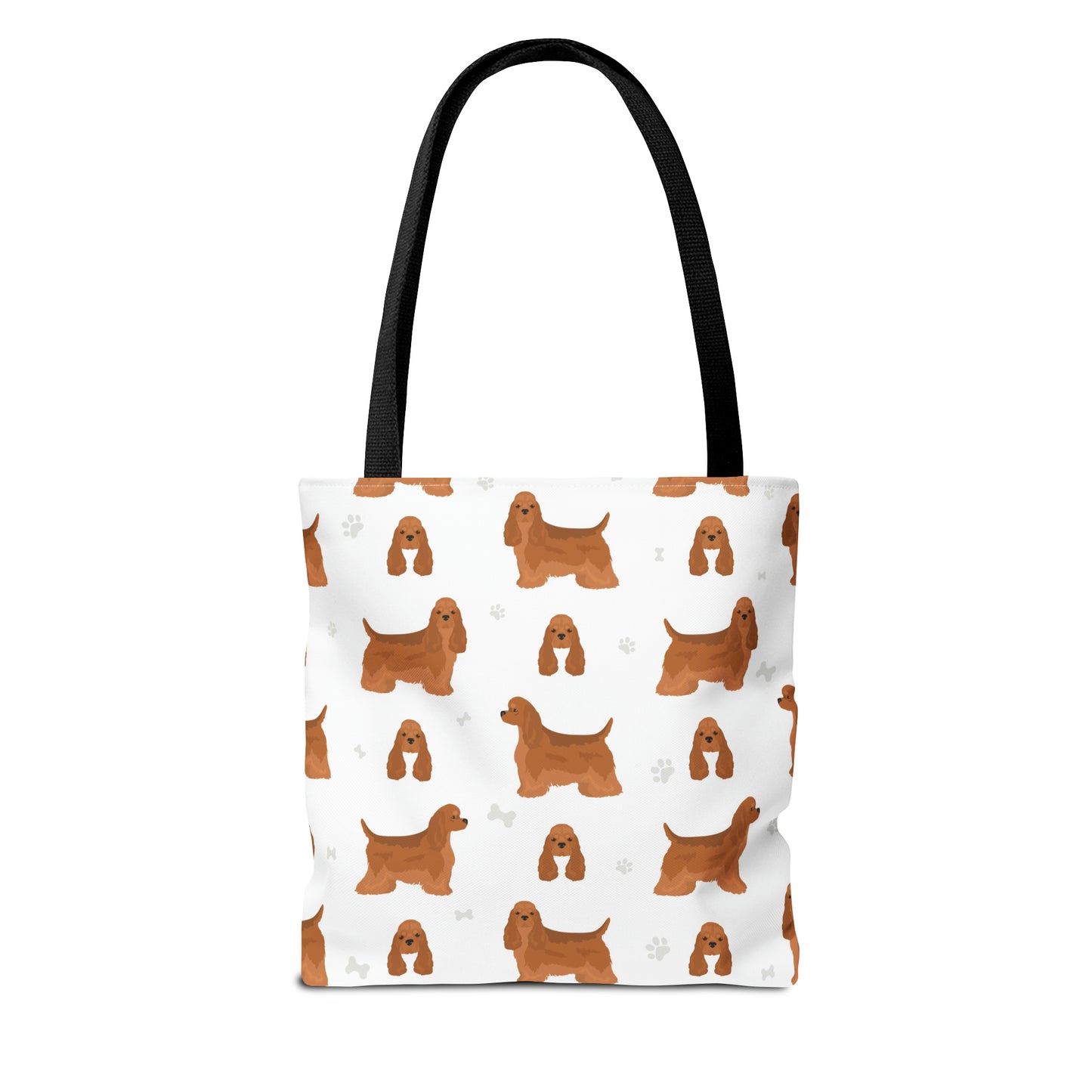 American Cocker Spaniel Dog Tote Bag, Cocker Spaniel Dog Mom Gift