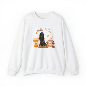 Afghan Hound Dog Fall Halloween Unisex Heavy Blend Crewneck Sweatshirt