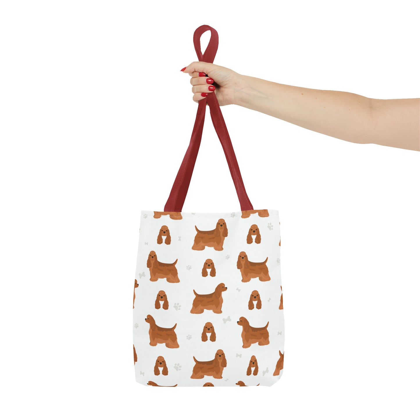 American Cocker Spaniel Dog Tote Bag, Cocker Spaniel Dog Mom Gift