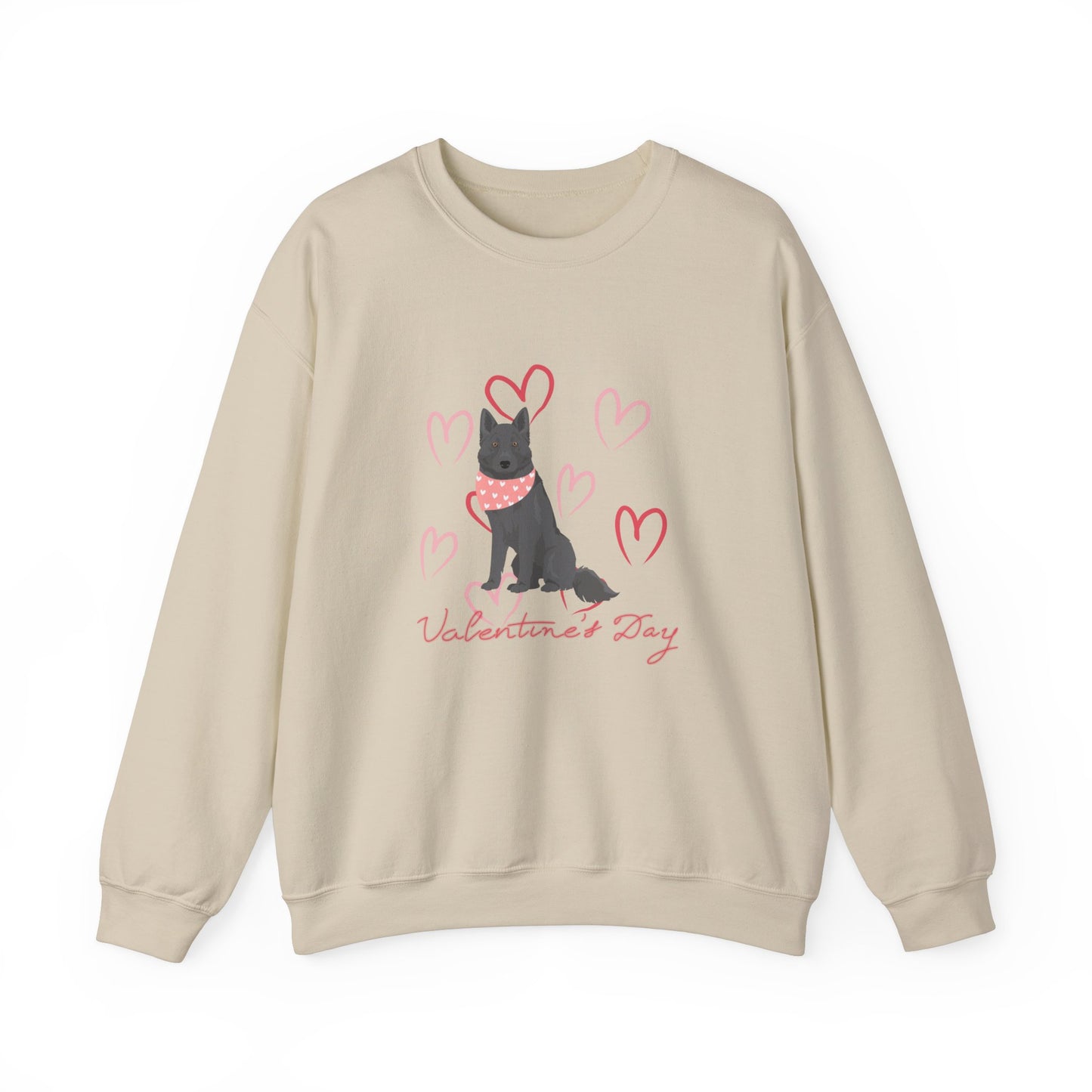 Blue Bay Shepherd Dog Valentines Day Unisex Heavy Blend Crewneck Sweatshirt