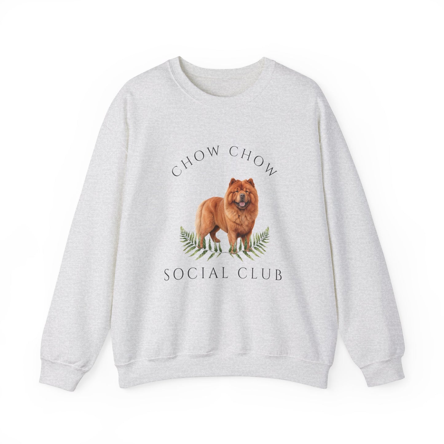 Chow Chow Dog Social Club Unisex Heavy Blend Crewneck Sweatshirt, Chow Dog Mom Gift