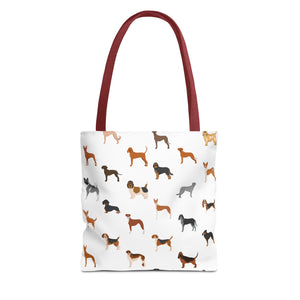 AKC Hound Dog Group Tote Bag, Dog Mom Gift