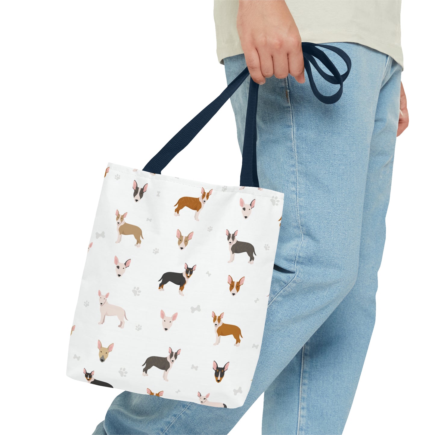 Bull Terrier Dog Tote Bag, Bull Terrier Dog Mom Gift