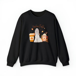 Afghan Hound Dog Fall Halloween Unisex Heavy Blend Crewneck Sweatshirt