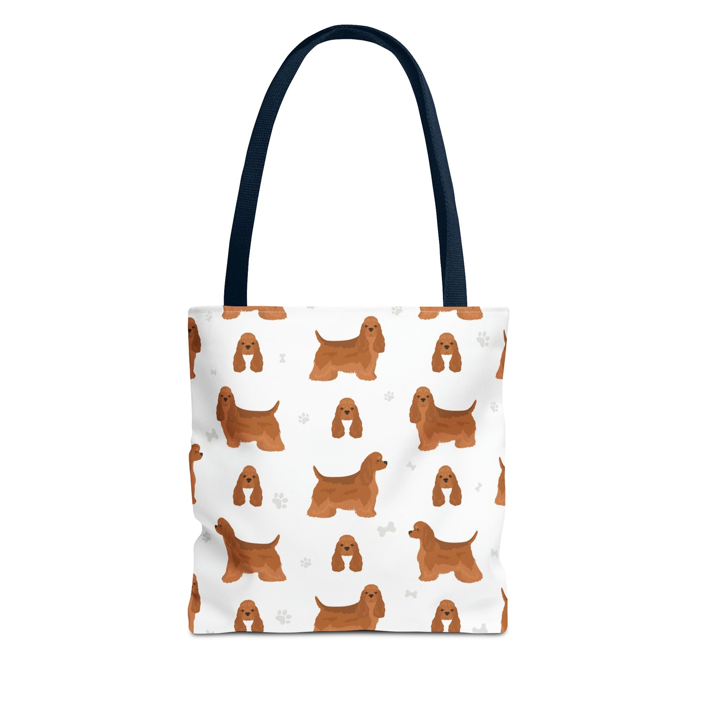 American Cocker Spaniel Dog Tote Bag, Cocker Spaniel Dog Mom Gift