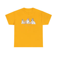 Load image into Gallery viewer, Shetland Sheepdog Dog Halloween Unisex Heavy Cotton Tee
