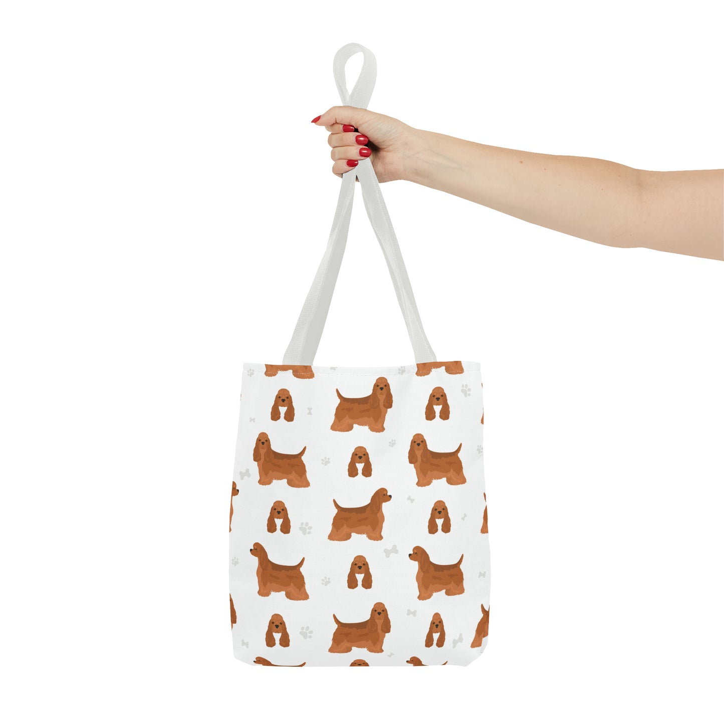 American Cocker Spaniel Dog Tote Bag, Cocker Spaniel Dog Mom Gift