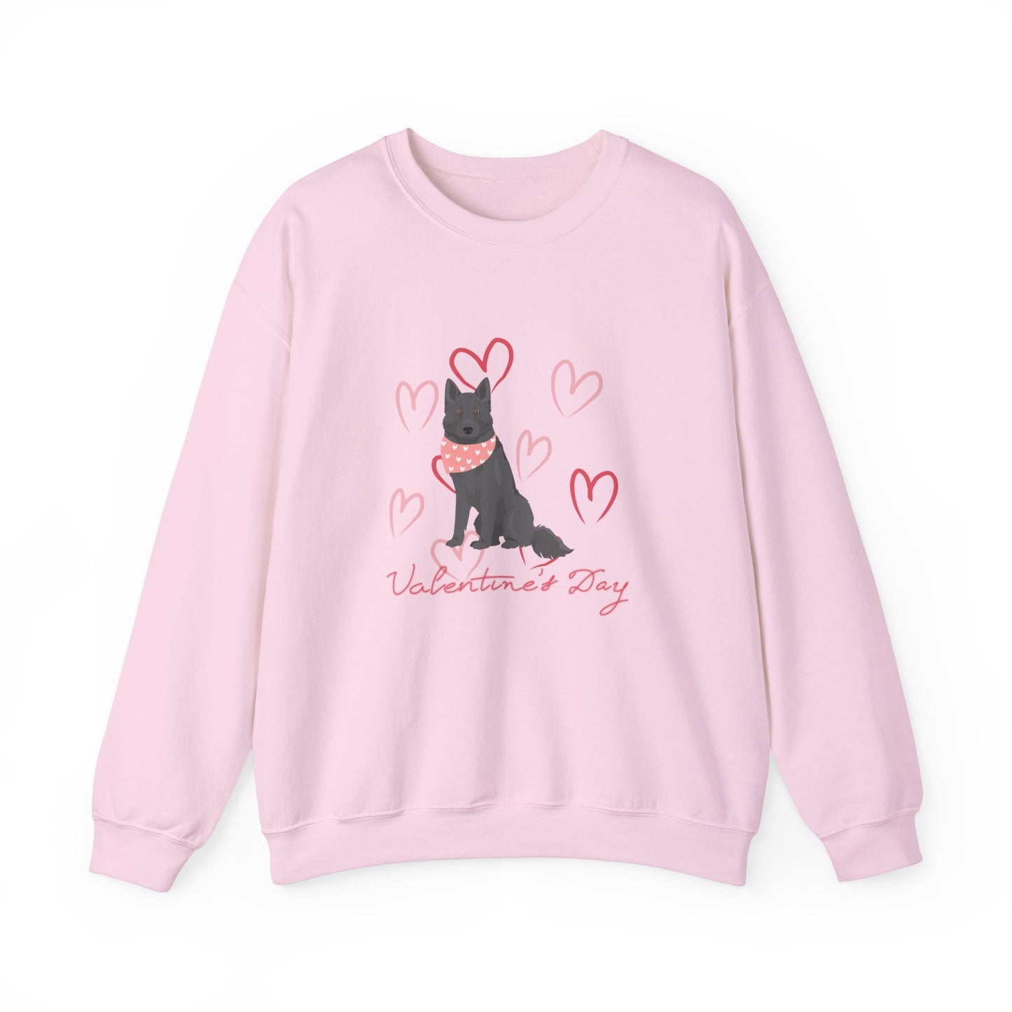 Blue Bay Shepherd Dog Valentines Day Unisex Heavy Blend Crewneck Sweatshirt