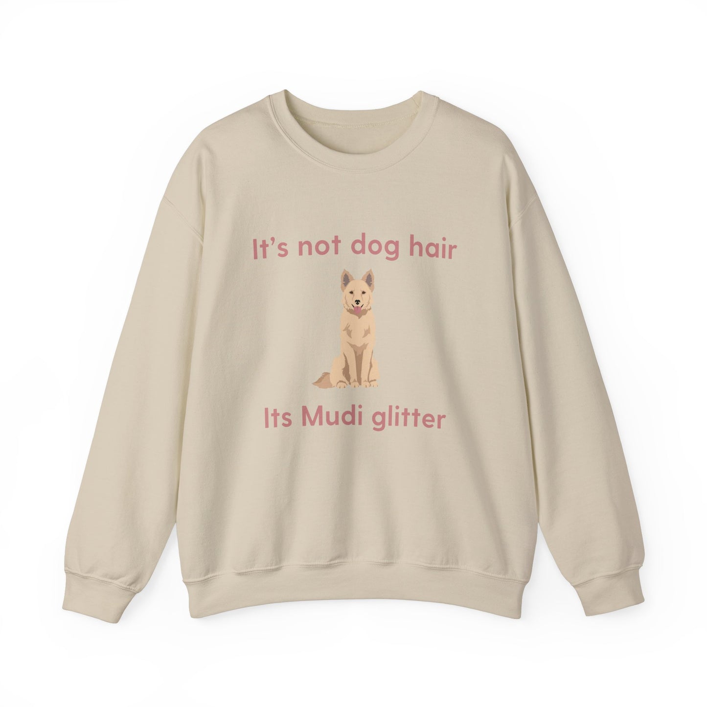 Mudi Dog Glitter Funny Unisex Heavy Blend Crewneck Sweatshirt, Mudi Mom, Mudi Gift, Mudi Lover