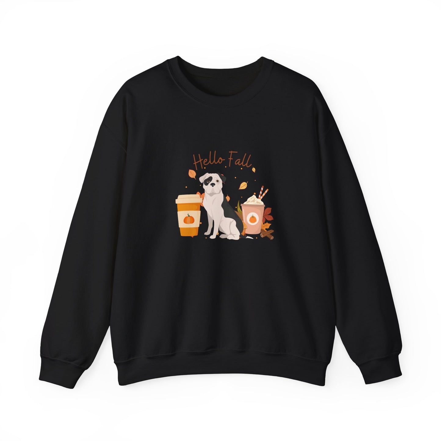 American Bulldog Dog Fall Unisex Heavy Blend Crewneck Sweatshirt