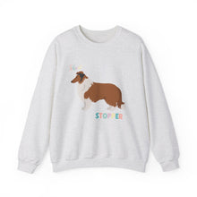 Load image into Gallery viewer, Collie Dog Show Stopper Unisex Heavy Blend Crewneck Sweatshirt,Dog Mom Gift
