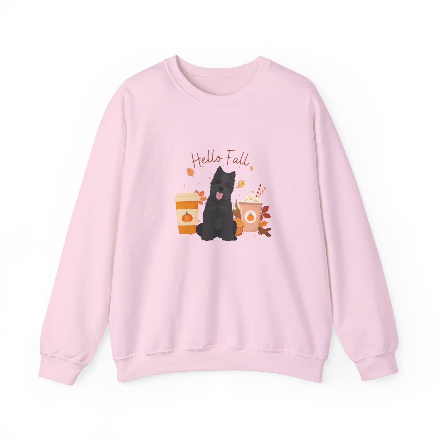 Carin Terrier Dog Fall Unisex Heavy Blend Crewneck Sweatshirt