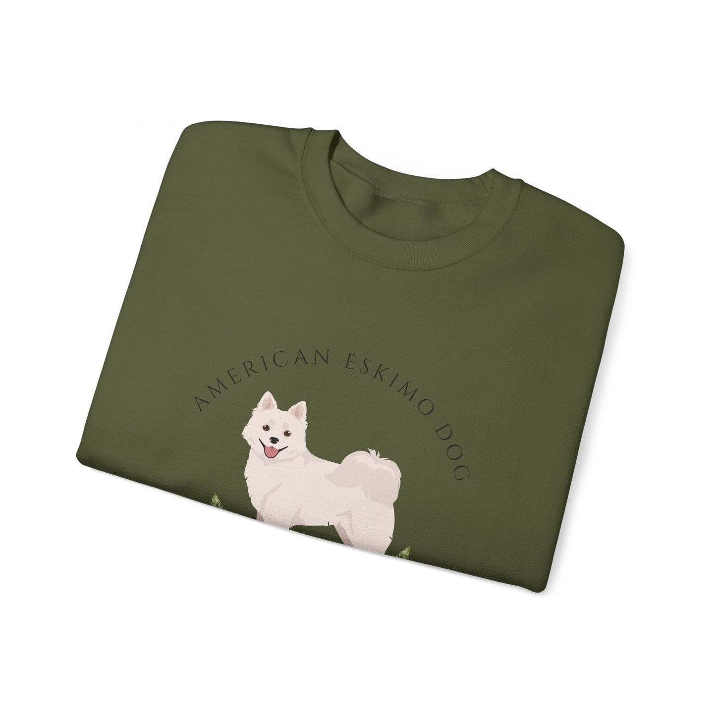 American Eskimo Dog Social Club Unisex Heavy Blend Crewneck Sweatshirt, Dog Mom Gift