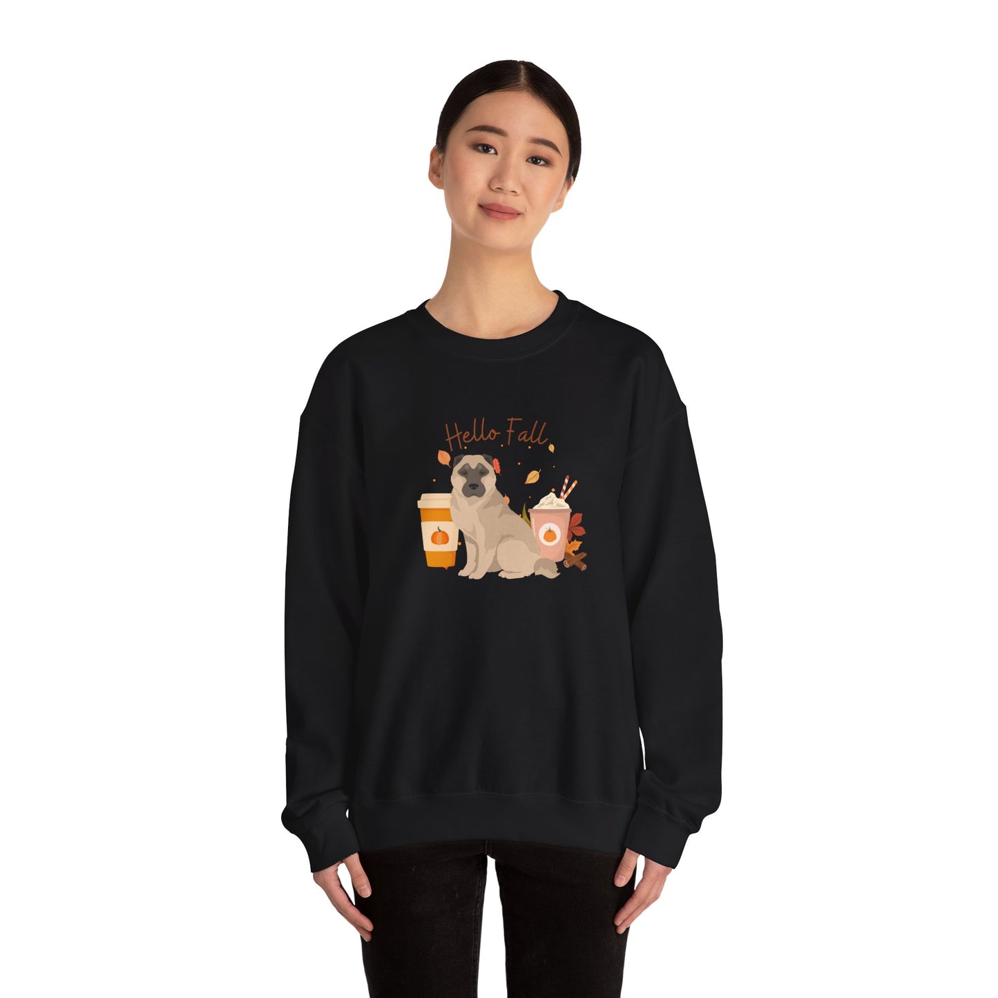 Gampr Dog Fall Unisex Heavy Blend Crewneck Sweatshirt