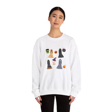 Load image into Gallery viewer, Afghan Hound Dog Fall Halloween Unisex Heavy Blend Crewneck Sweatshirt
