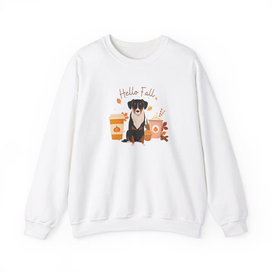 Australian Pinscher Dog Fall Unisex Heavy Blend Crewneck Sweatshirt