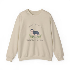 Bearded Collie Dog Social Club Unisex Heavy Blend Crewneck Sweatshirt, Dog Mom Gift