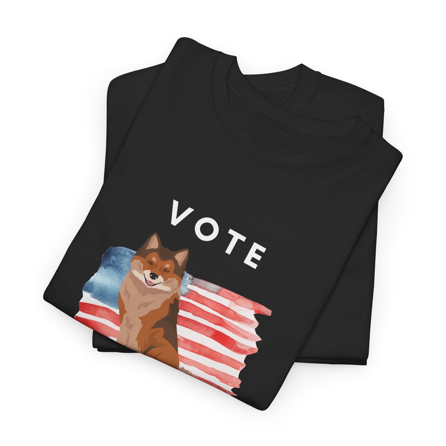 Nenets Herding Laika Dog Vote 2024, Election Unisex Heavy Cotton Tee, Dog Mom Gift, AKC