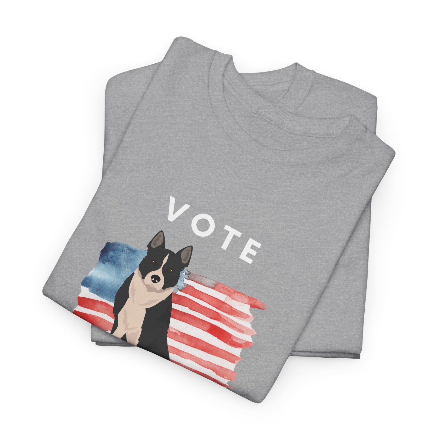 Karelian Bear Dog Vote 2024, Election Unisex Heavy Cotton Tee, Dog Mom Gift, AKC