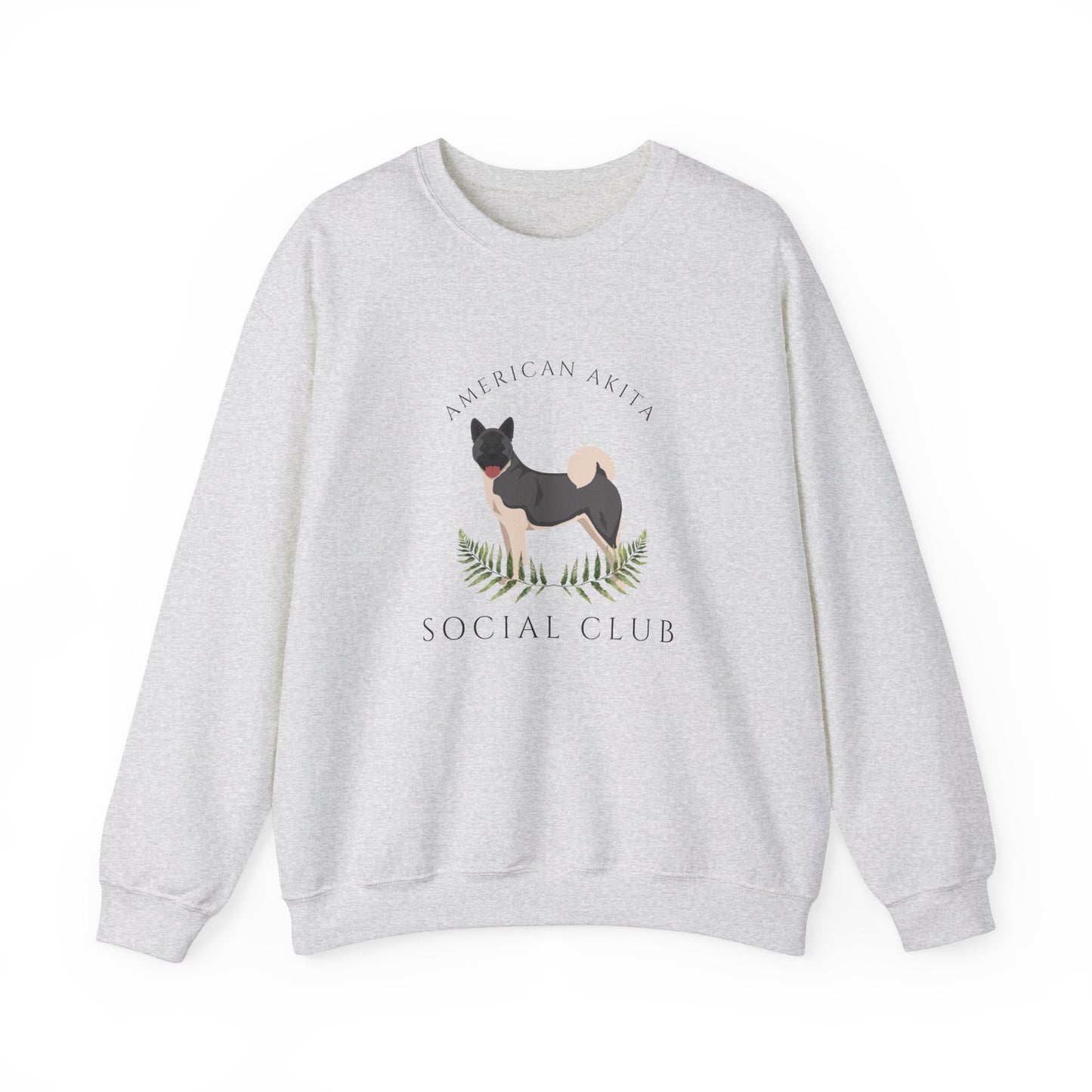 American Akita Dog Social Club Unisex Heavy Blend Crewneck Sweatshirt, Dog Mom Gift